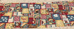 Daisies* Cats*Mice*Monkey*Rabbitt* Squares* Springs Creative* 100% Cotton*8″x23″