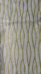 Groundworks Allegra Hicks Waves Ombre Lime Designer Fabric Remnant 24 x 24″