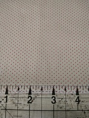 White with Red Pindots Vintage Cotton Blend?? Fabric Polka dot BTFQ 18″x22″