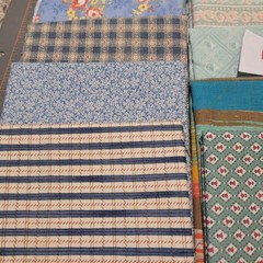 LOT OF 15 FAT QUARTERS COTTON FABRIC ASSTD COLORS & DESIGNS lot 13