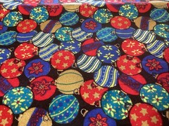 Vintage Jo-Ann Fabrics Cotton Christmas Fabric 2 Separate Yards 36 X 44”