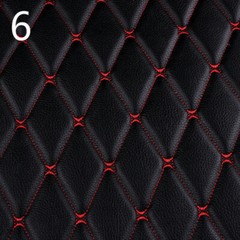 Faux Leather Fabric Car Upholstery Sponge Quilted Embroidered Thick Waterproof