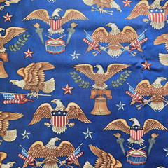 RJR Fabrics Pride & Glory Dan Morris Patriotic 132″ x 44″ Eagle Flag Americana