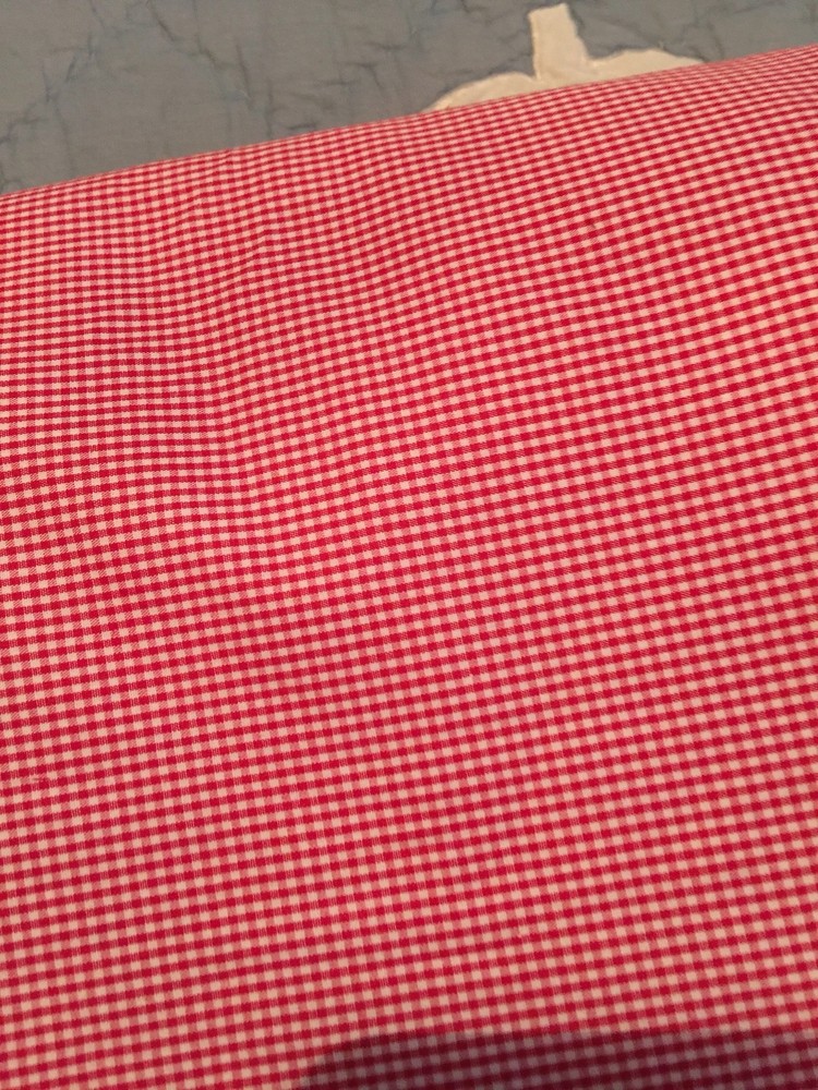 Microcheck Gingham – Red – 1 Yard/7 inches