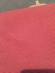 Microcheck Gingham – Red – 1 Yard/7 inches