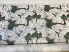 Whimsical Designer Print, 100% Linen, 9.5oz., 322gsm, BTY, Swatch Available