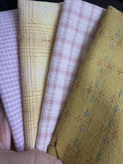 10 pcs Yarn-Dyed Cotton Fabric Bundle 7×9” Patchwork Quilting