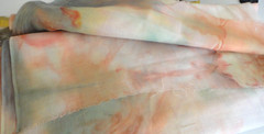 PASTEL FABRIC BLEND-IN COLORS Thin Chiffon 5-6 YARDS One piece