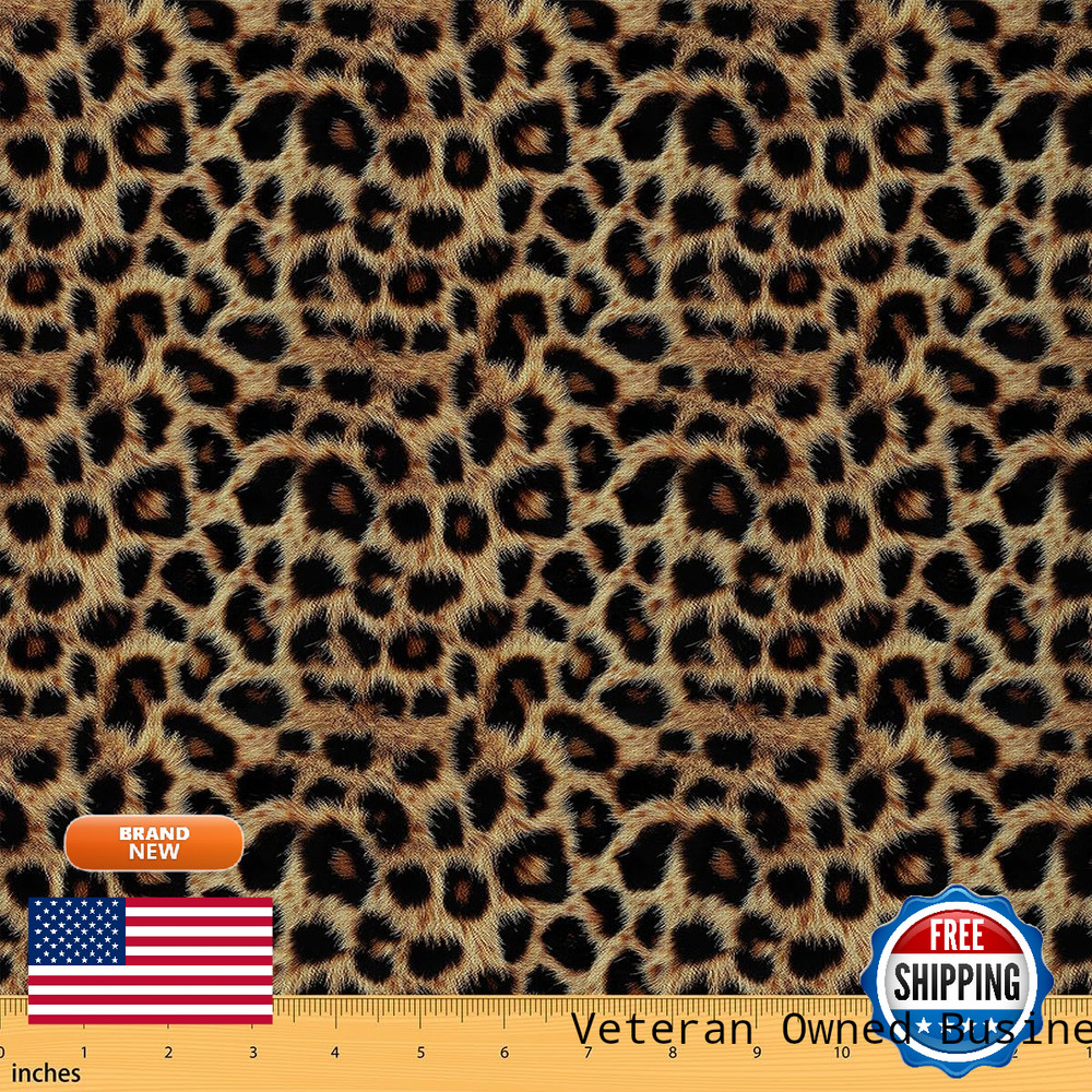 Erosebridal Brown Leopard Print Upholstery Fabric For – Hide Fabric By