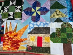 Lot of 12 Quilt Squares Machine Sewn 12” X 12”