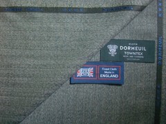DORMEUIL 95% WOOL + 5% CASHMERE SUITING FABRIC “cashmere TOWNTX” – 3.4 m