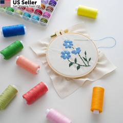 125 PCS Sewing Thread Assortment, 36 Colors 0.79 inches (2 cm) diameter, 36