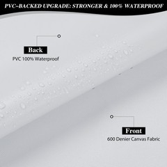 Anminy 100 Waterproof Outdoor Fabric 5 Yards 58 W 600D Marine Canvas Fabric Pvc