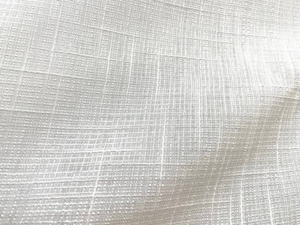 White Linen Polyester Blend Fabric Collection Sold by The Yard – 58 ‘’ Wide