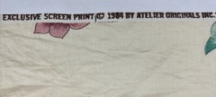 Atelier Originals 1984 Floral Pattern Fabric 4 Yards By 54” Wide A4