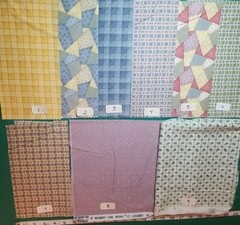 Your Choice Debbie Mumm Patchwork Pastels Geometrics cotton quilting Fabric