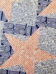 250 Years Of America•250 Stars, & Words Fabric! 1yd BTY•Cot•FastShi