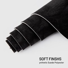 Auto Headliner Fabric 96″ L × 60″ W Foam Backing Black for Car/SUV/RV
