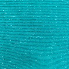 Peacock Turquoise Corduroy Fabric Ribbed Cotton 4.25 Yards Silver Accents 153×43