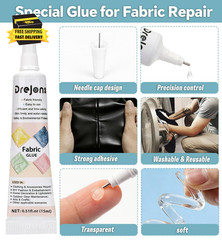 Fabric Glue Permanent, Liquid Stitch Fabric Adhesive, Washable Clear Clothing Gl