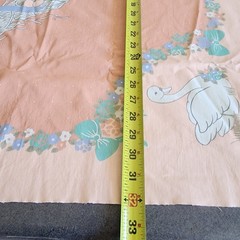 Vintage Weilwood Industries Nursery Crib Quilt Fabric Panel – Country Animals…