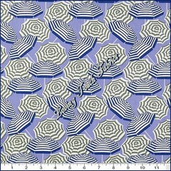 BENARTEX / KANVAS STUDIO “CABANA” UMBRELLAS #05976 COTTON FABRIC 1/2 YD 18″X44