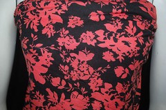 Hawaiian Print Rayon Stretch Jersey Knit Fabric Beautiful Flowers
