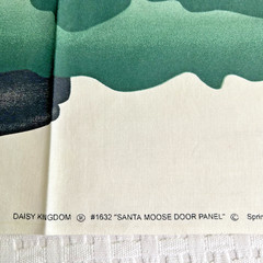 VTG 90s Daisy Kingdom Santa Moose Joyful Snowman Door Panels Cut N Sew Lot of 3