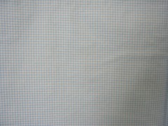 Powder Blue and White Mini Check Cotton Flannel Fabric 1 Yd x 42″ Doll Clothes