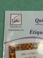 June Tailor Iron-On Ink Jet Quilt Label Fabric Sheets 2 Pkg White 8.5″X11″ NEW