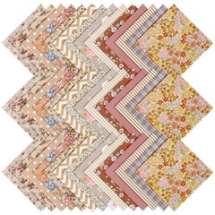 Charm Pack Fabric PreCut Quilting Squares Multicolor Floral 5×5 Inch 42 PCS