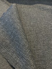 Chenille Performance Sampson Charcoal Gray Upholstery Fabric by the yard