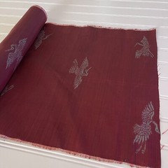 SILK DARK RED, FABRIC 13 Yards x 15 Inches Wide or 468 Inches x 15 Wide