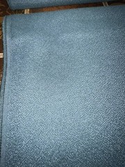 2pcs dark teal textured satiny weave upholstery fabric, 68″Wx114″L & 110″L