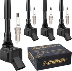 Ignition Coil Pack & Spark Plugs Fits for 1.8 2.0 L4 2014 2015 2016 2017 2018 20