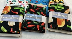 6 One Yard 100% Cotton Fabric Cuts 36”x44”