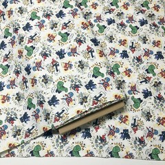 1 Yard Marvel Kapow Avengers Super Hero Cotton Fabric Hulk Black Panther Captain