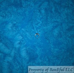 BonEFul FQ Cotton Quilt Gray Blue Tonal Water Mark Batik Marble Texture Blender
