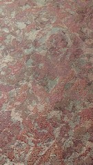 Dusty Rose Floral Damask 28″ x 65″ Jacquard Fabric Remnant