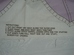 Vintage STRAWBERRY SHORTCAKE PLUM PUDDIN Fabric Cut & Sew, 18” Doll Pillow 1981