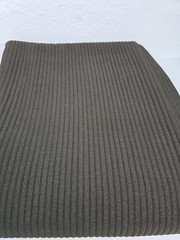 Wide Rib Stretch Knit Fabric Brown 81×54 Apparel Sewing Craft Vintage