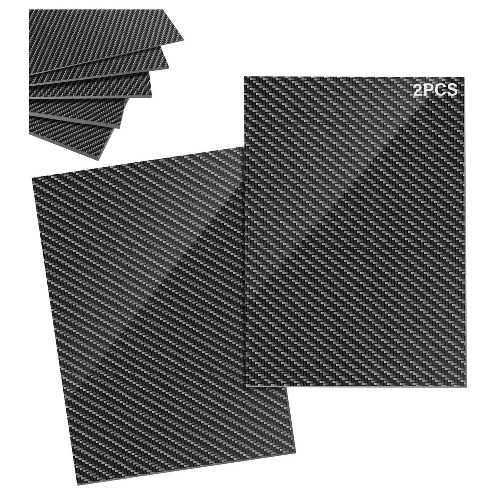 2PCS 100% 3K Carbon Fiber Sheet Carbon Fiber Plate Carbon Fiber Laminate Plat…