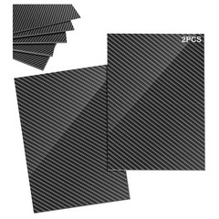 2PCS 100% 3K Carbon Fiber Sheet Carbon Fiber Plate Carbon Fiber Laminate Plat…