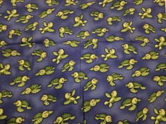 Lot of 3 17 x 22 Inch Animal Print Fabric Cats Turtles and Cows Perfect for DIY