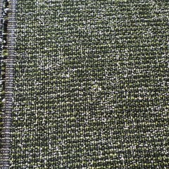 Vtg MCM Knoll Upholstery Fabric “Rebel” Malachite Boucle Green Textured 8.8 yds