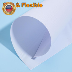 5 Sheets 0.5Mm White Fursuit Eyes Mesh, Waterproof Printable PVC Eye Mesh Sheet