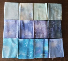 Lot of 80 Fat Quarters, Cotton Quilt, Fossil Fern by Benartex Colorway, UNUSED