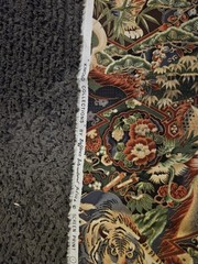Hoffman Kimono Collection Fabric 55 X 43 Inches Tigers Dragon Orientiental
