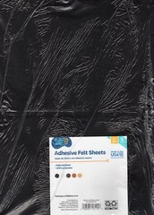 Hello Hobby 9″x12″ Adhesive Backed Felt Sheets Neutral Colors 5 Pcs