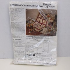 Better Homes Gardens Mother Goose Favorites Fabric Quilt Craft Kit Nursery DIY
